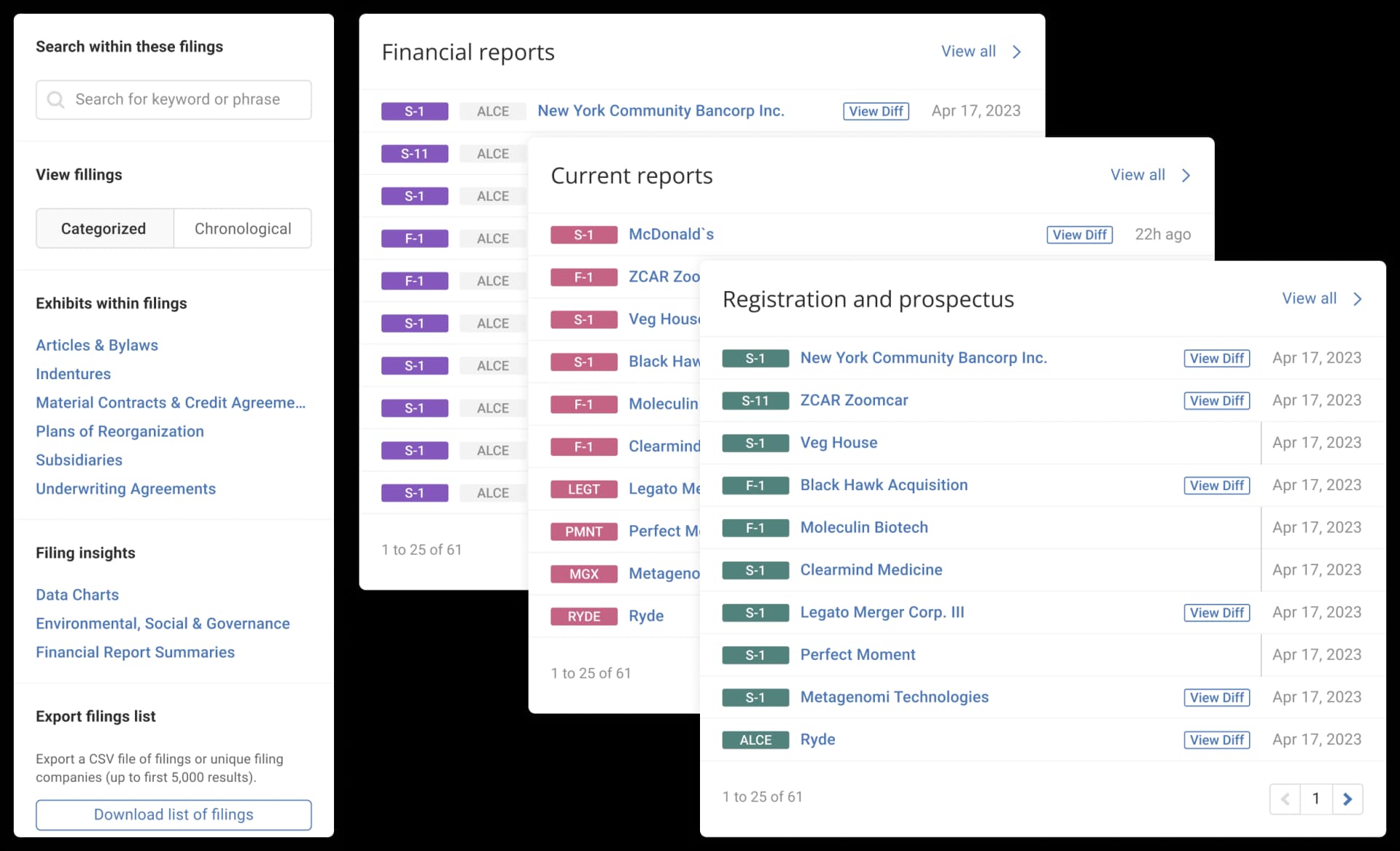 Image showcasing feature: View detailed company profiles