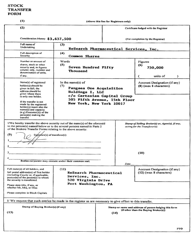 (STOCK TRANSFER FORM GRAPHIC)