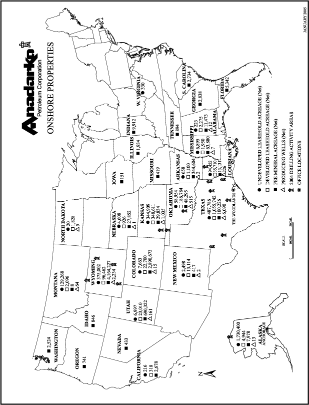 (ONSHORE PROPERTY MAP)