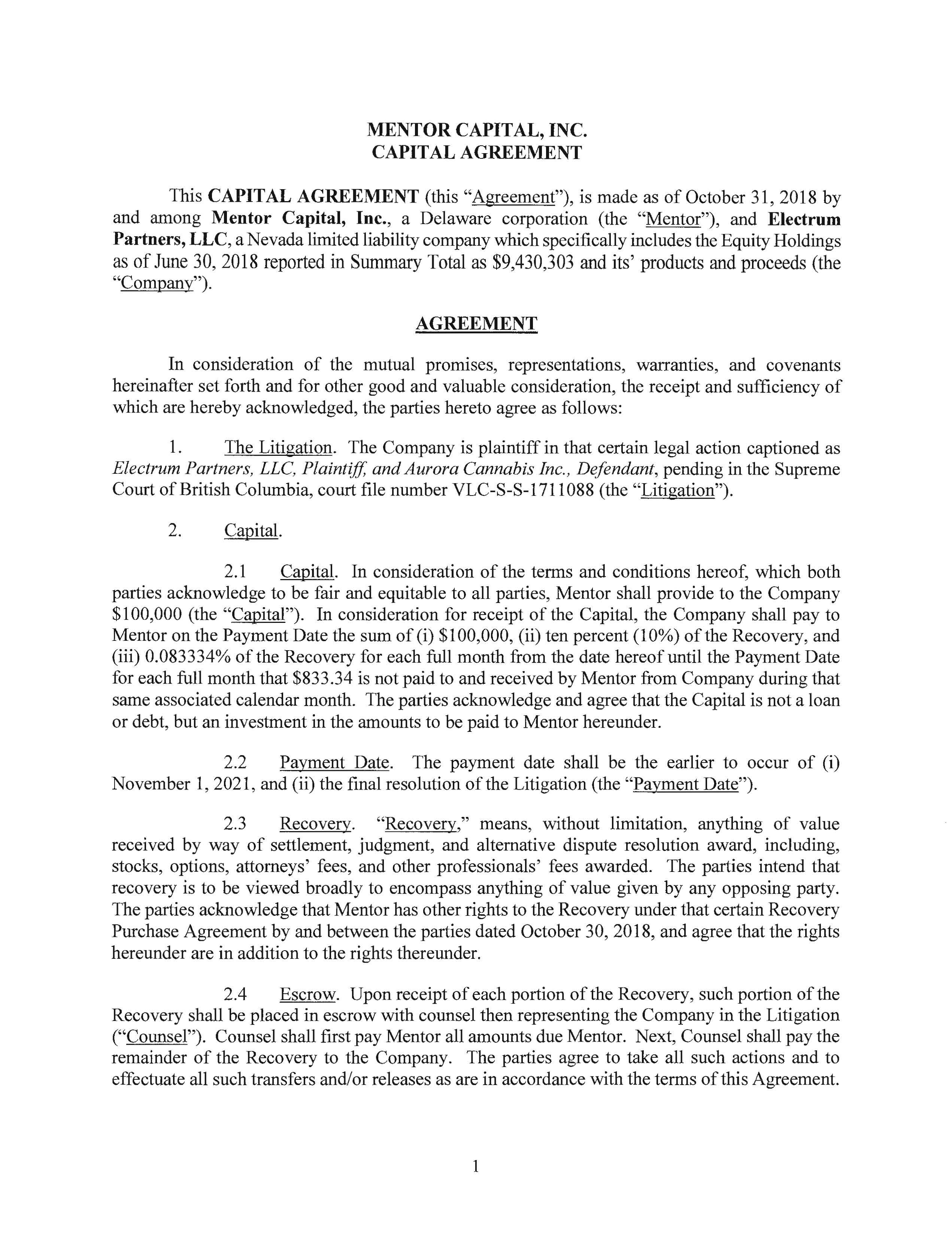 10.4 Electrum Partners LLC Capital Agreement_Page_1.jpg