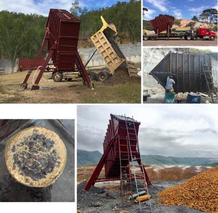 A collage of images of a dump truck

Description automatically generated