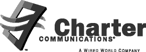 (CHARTER COMMUNICATIONS* LOGO)