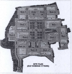 (DLF CHENNAI IT PARK SITE PLAN)