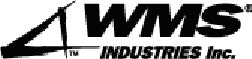 (WMS INDUSTRIES INC. LOGO)