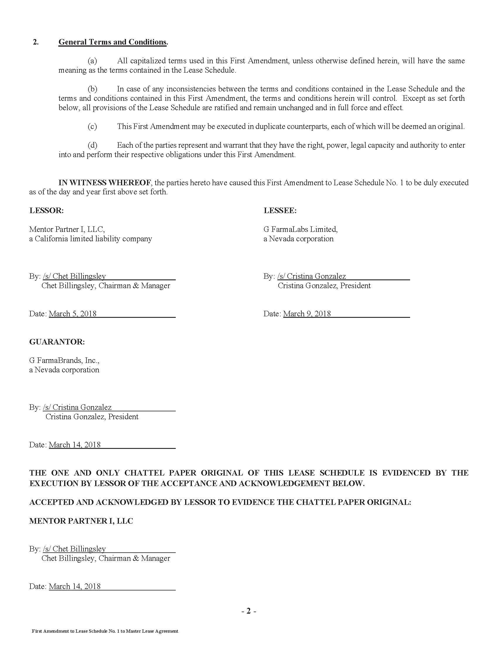 10.2 G Farma First Amendment to Lease Schedule - Exhibit-encryption removed_Page_2.jpg