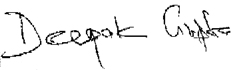 Deepak Gupta Signature