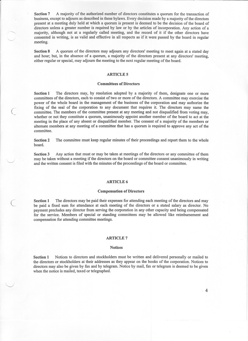 ByLaws Page 4