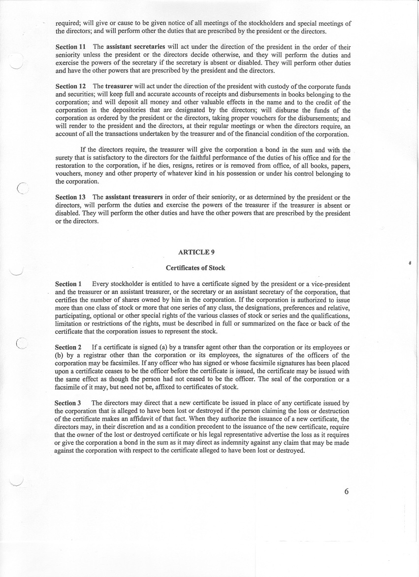 ByLaws Page 6