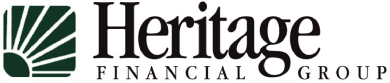 (HERITAGE FINANCIAL GROUP LOGO)