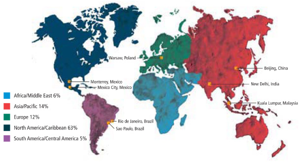 (GEOGRAPHIC MARKET MAP)