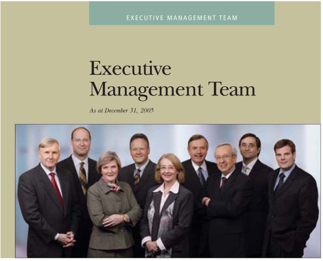 (EXECUTIVE MANAGEMENT TEAM)