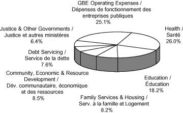 (MAJOR EXPENSE CATEGORIES PIE CHART)