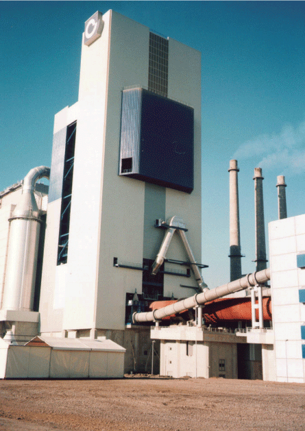 (PHOTO OF CEMENT PLANT)