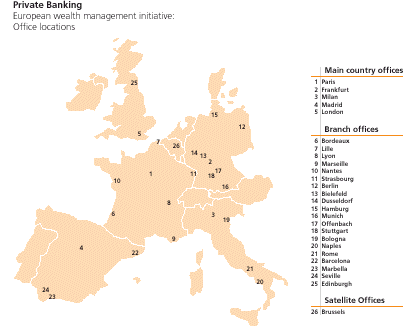 (European Office locations)