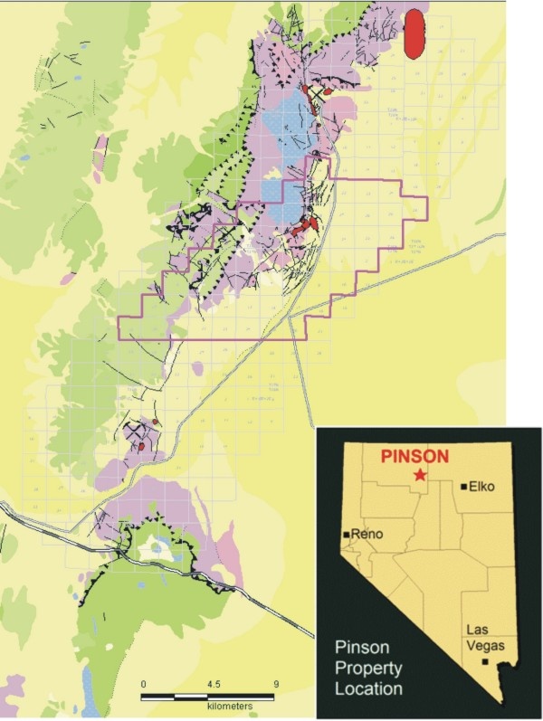 Pinson Project Location Map