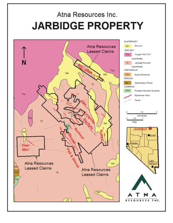 Jarbidge Property Location Map