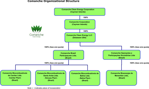 Comanche Organizational Structure