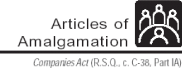(ARTICLES OF AMALGAMATION LOGO)