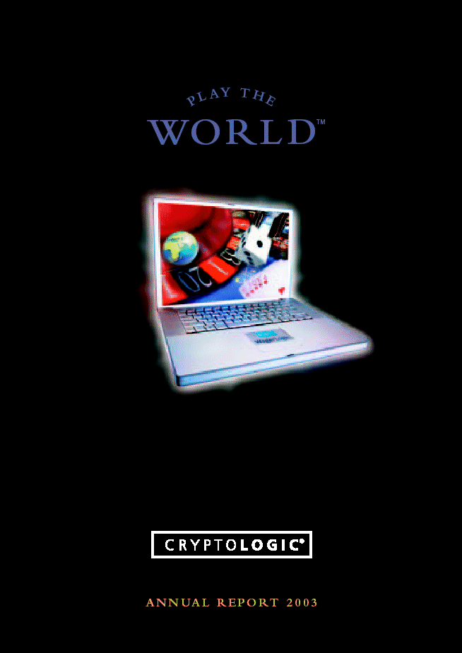 (CRYPTOLOGIC INC FRONT COVER)