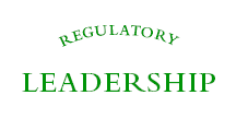 (REGULATORY LEADERSHIP)