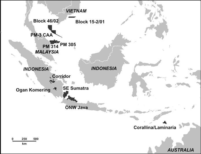 SOUTHEAST ASIA INTERESTS MAP