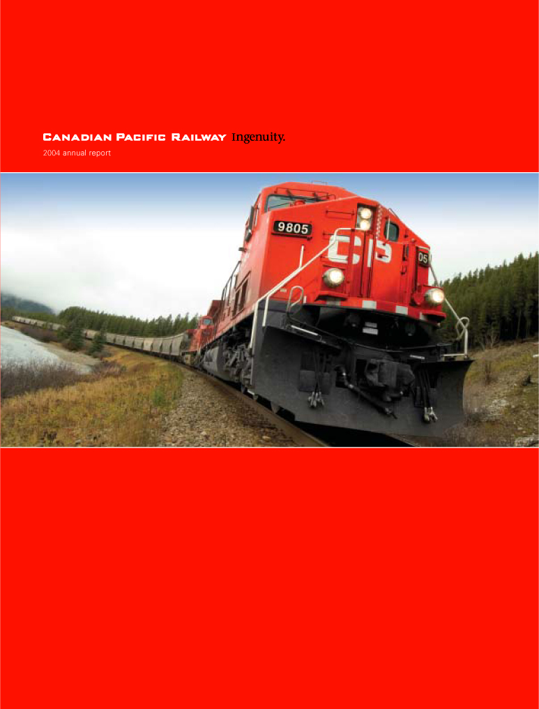 (2004 ANNUAL REPORT COVER PAGE)