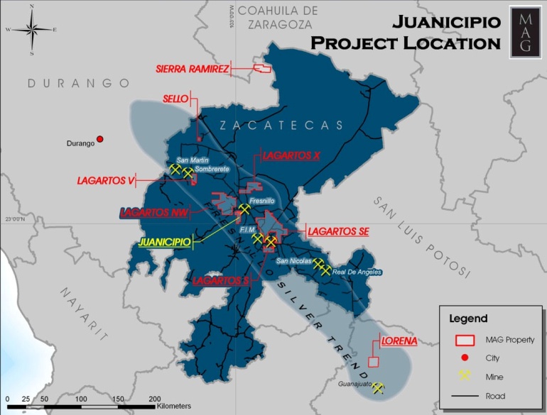 Juanicipio Property Location