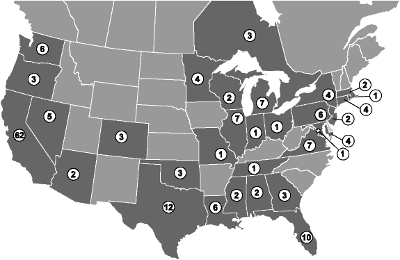 (GEOGRAPHIC PRESENCE MAP)