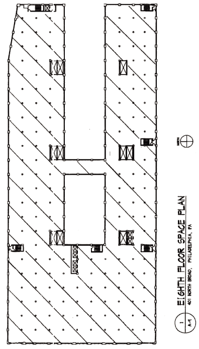 (EIGHTH FLOOR SPACE PLAN GRAPHIC)