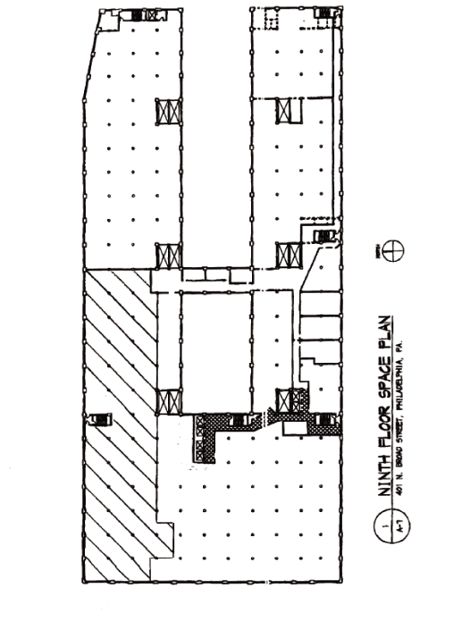 (NINTH FLOOR SPACE PLAN GRAPHIC)
