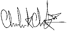 Charles R. Clark III signature