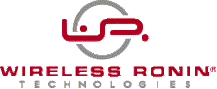 (WIRELESS RONIN TECHNOLOGIES LOGO)