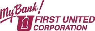 First United Corporate Logo - Burgundy