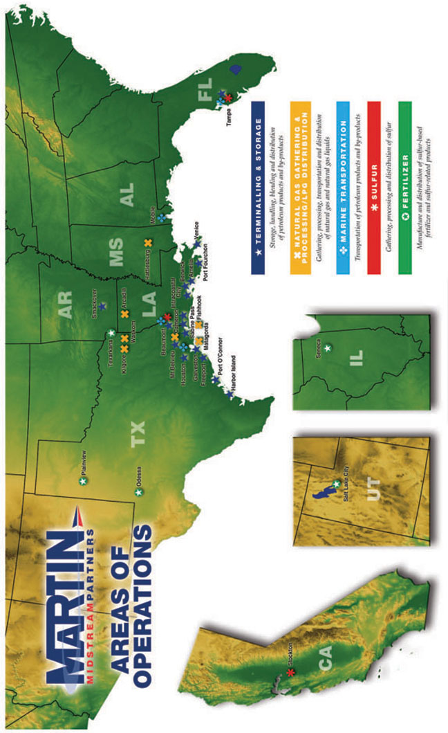 (AREAS OF OPERATION MAP)