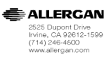 (ALLERGAN LETTERHEAD)