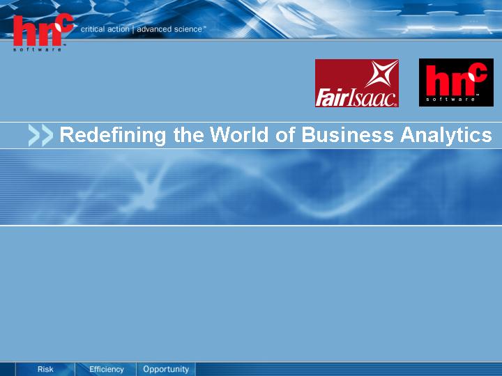 (REDEFINING THE WORLD OF BUSINESS ANALYTICS)