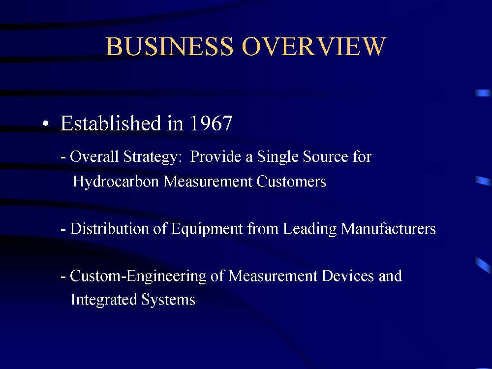 Linco Measurement Overview 2009