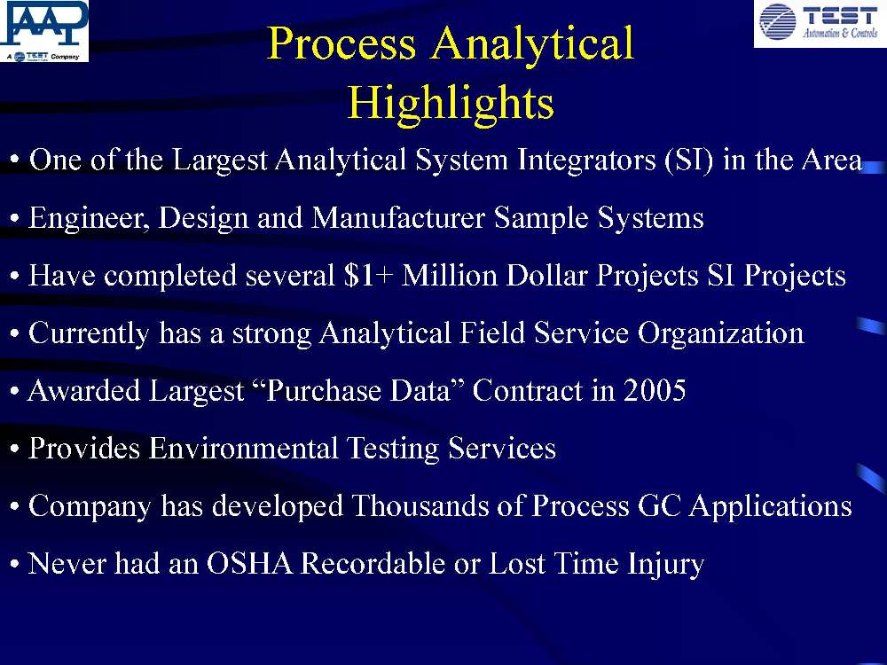 Presentation - PAAI Overview 2009