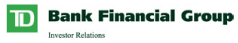 (TD BANK FINANCIAL GROUP LOGO)