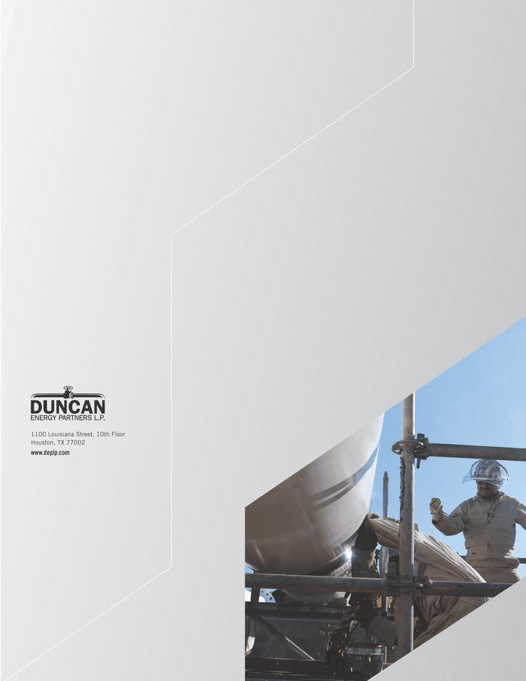 (DUNCAN Energy Partners L.P.)