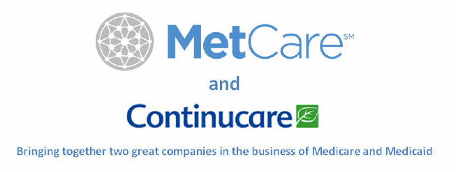 (MetCare and Continuecare logos)