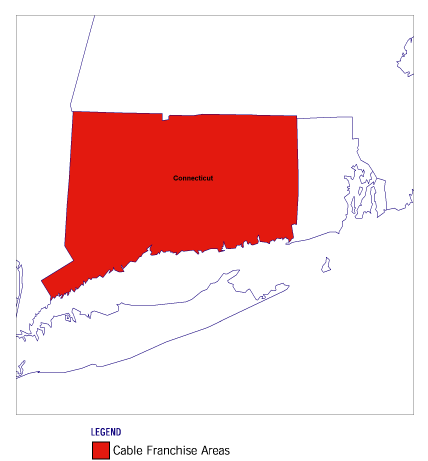 MAP OF CONNECTICUT