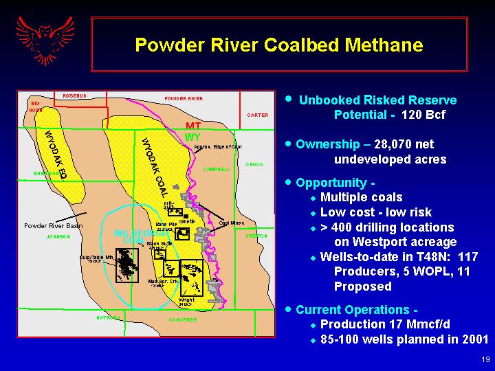 (POWDER RIVER COALBED METHANE)