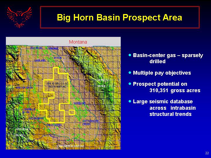 (BIG HORN BASIN PROSPECT AREA)