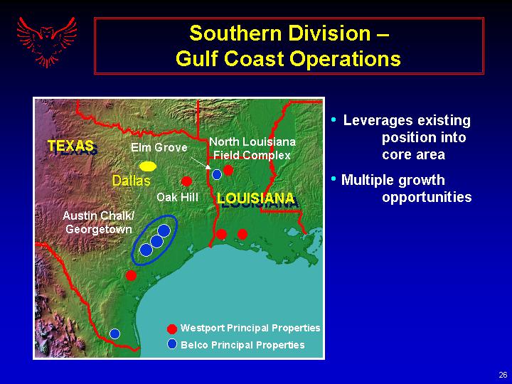 (SOUTHERN DIVISION--GULF COAST OPERATIONS)