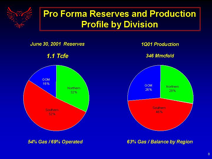 (PRO FORMA RESERVES AND PRODUCTION PROFILE BY DIVISION)