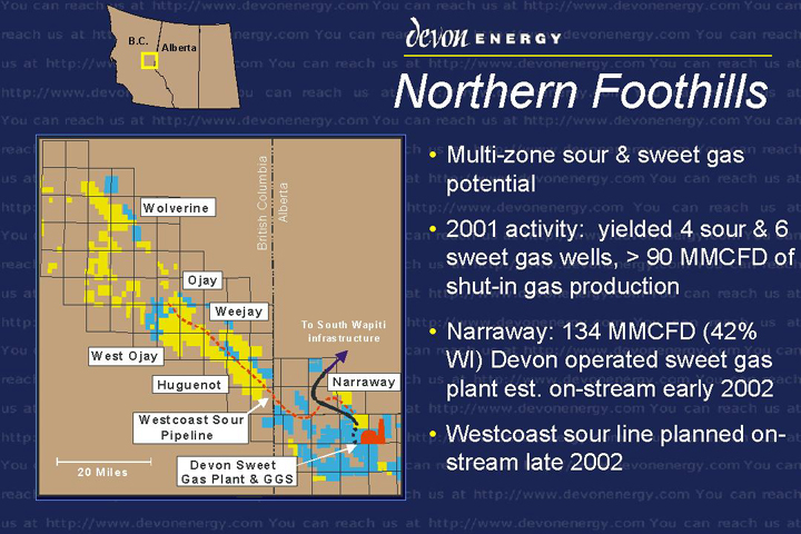 (MAP OF NORTHERN FOOTHILLS)