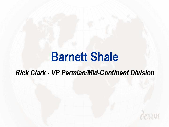 (BARNETT SHALE)