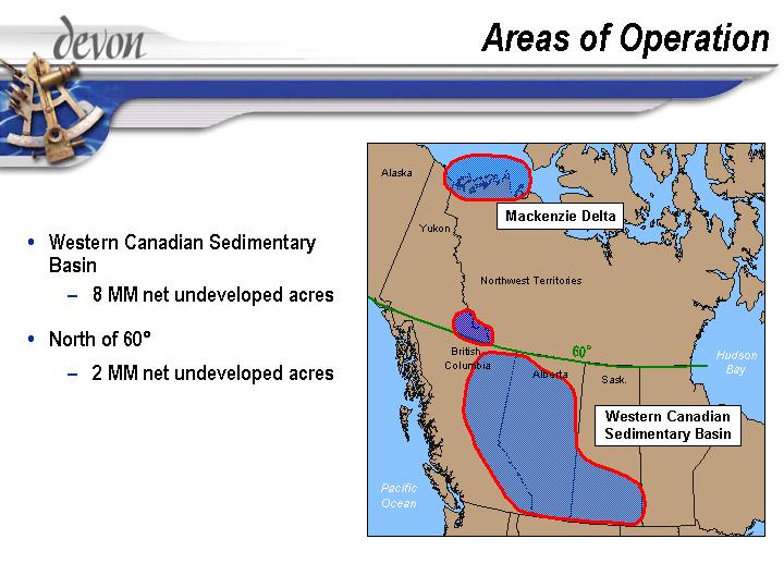 (AREAS OF OPERATION)