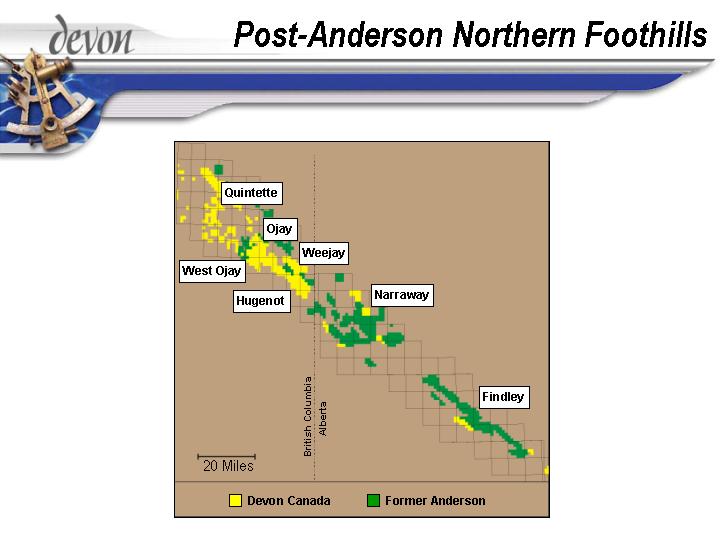 (POST-ANDERSON NORTHERN FOOTHILLS)